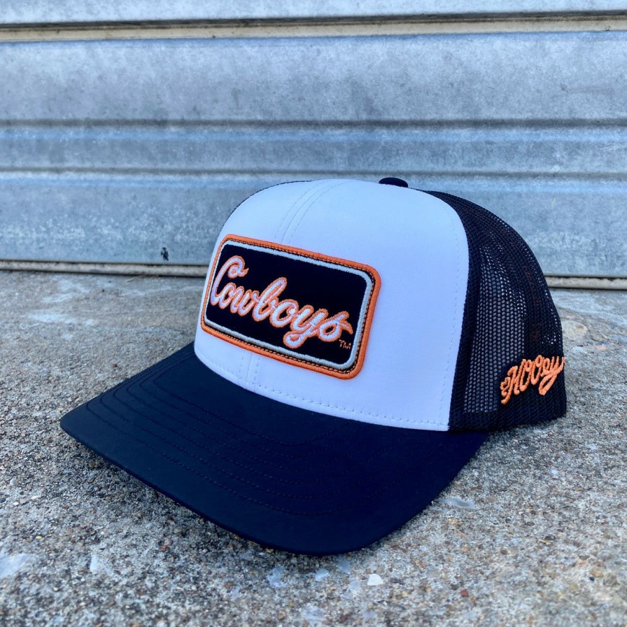 Men * | Official Hooey Osu Cowboys Script Patch Cap