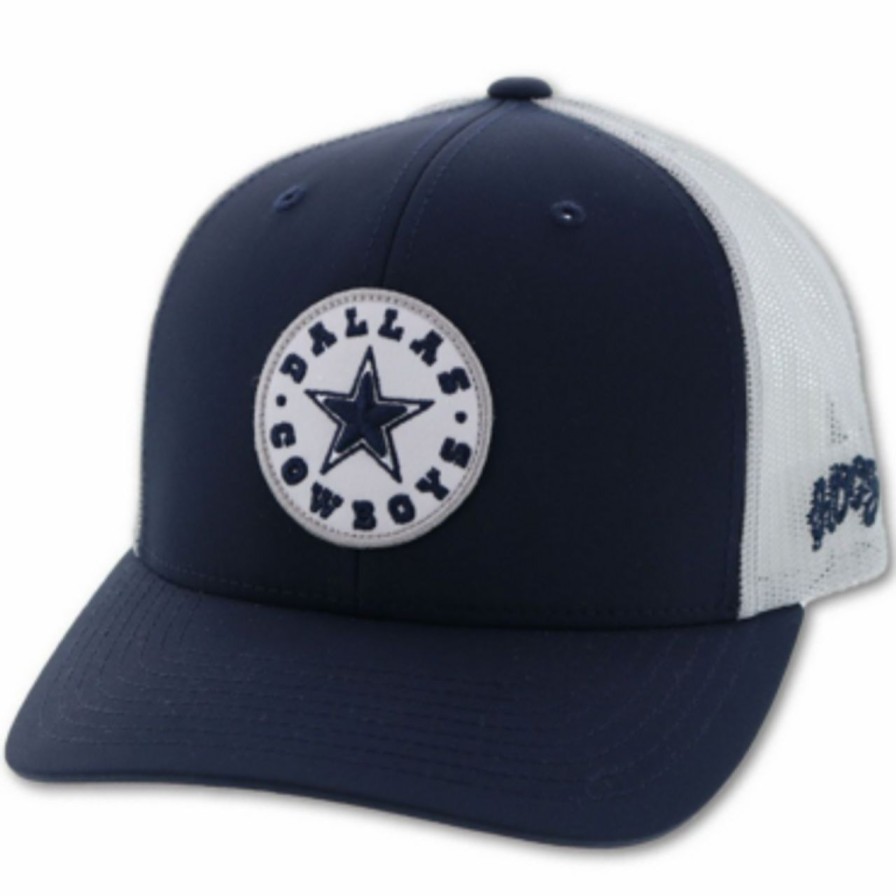 Hooey * | Hot Sell Dallas Cowboys X Hooey Navy Youth Snapback