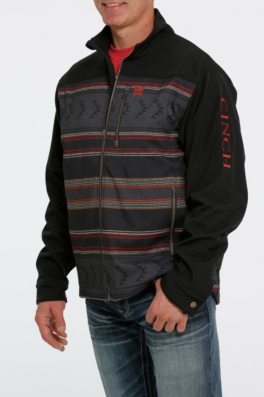 Men * | Outlet Sale Cinch Men'S Bonded Jacket Conceal Carry