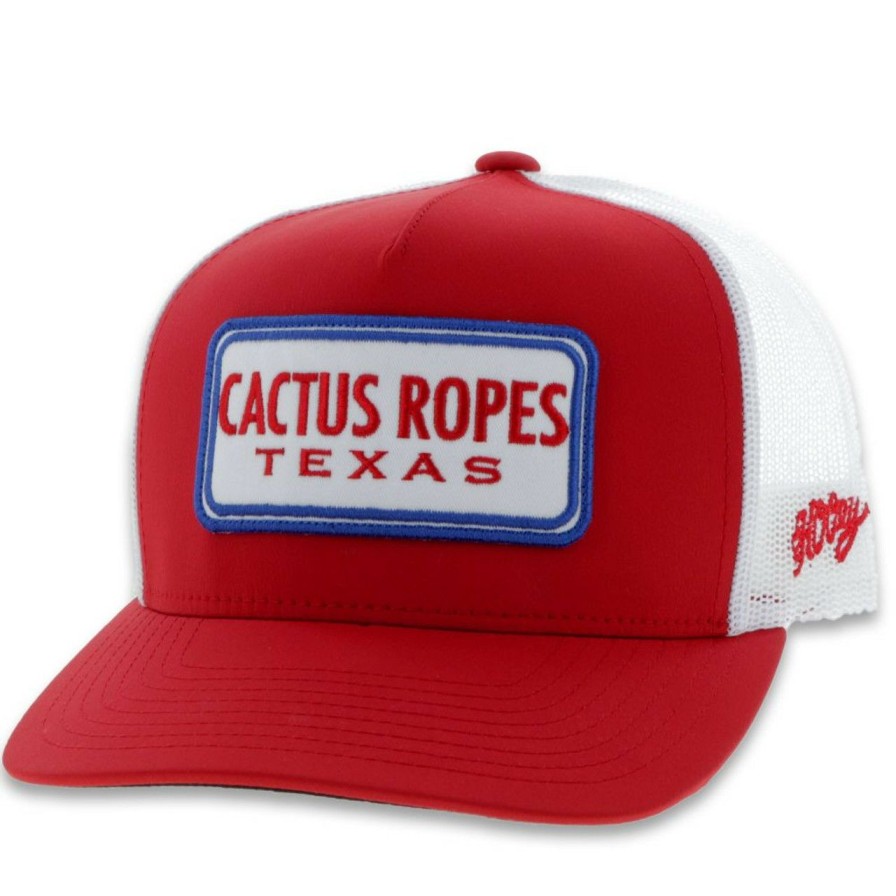 Hooey * | Outlet Sale Hooey Youth Red Cactus Ropes Snapback Cap