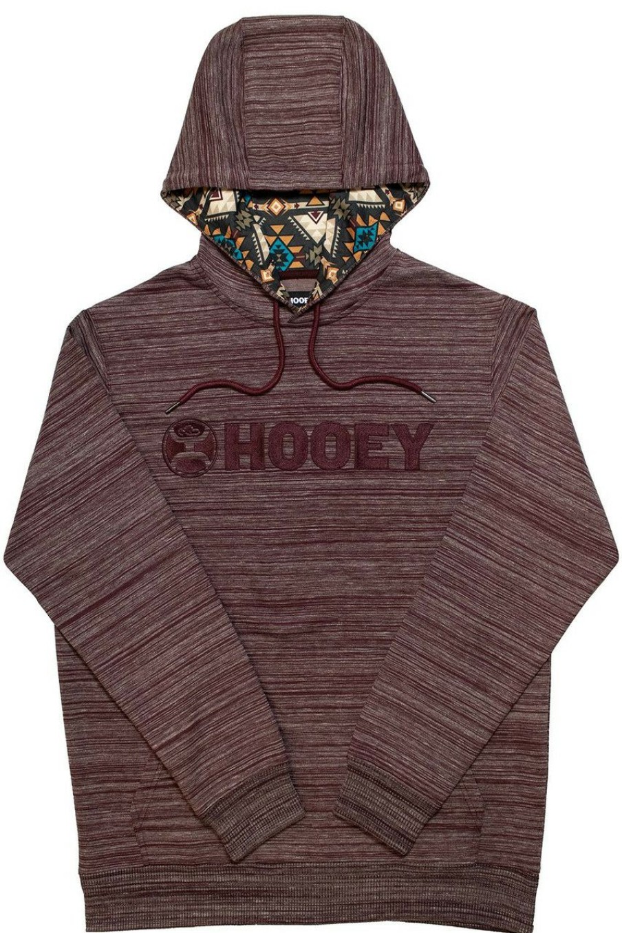 Hooey * | Gift Selection Hooey Men'S Lockup Brown Hoodie