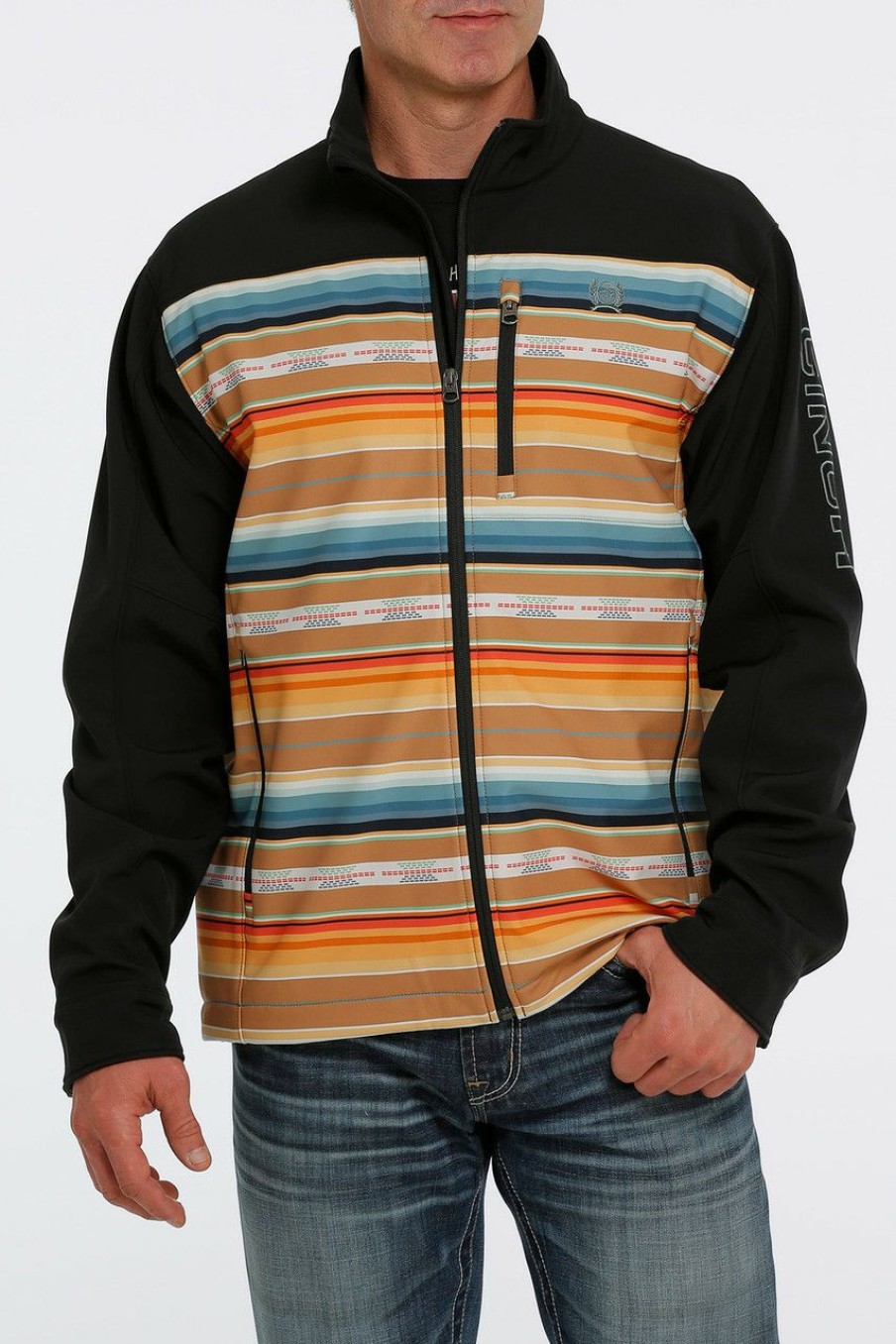 Men * | Online Discount Cinch Printed Bonded Jacket