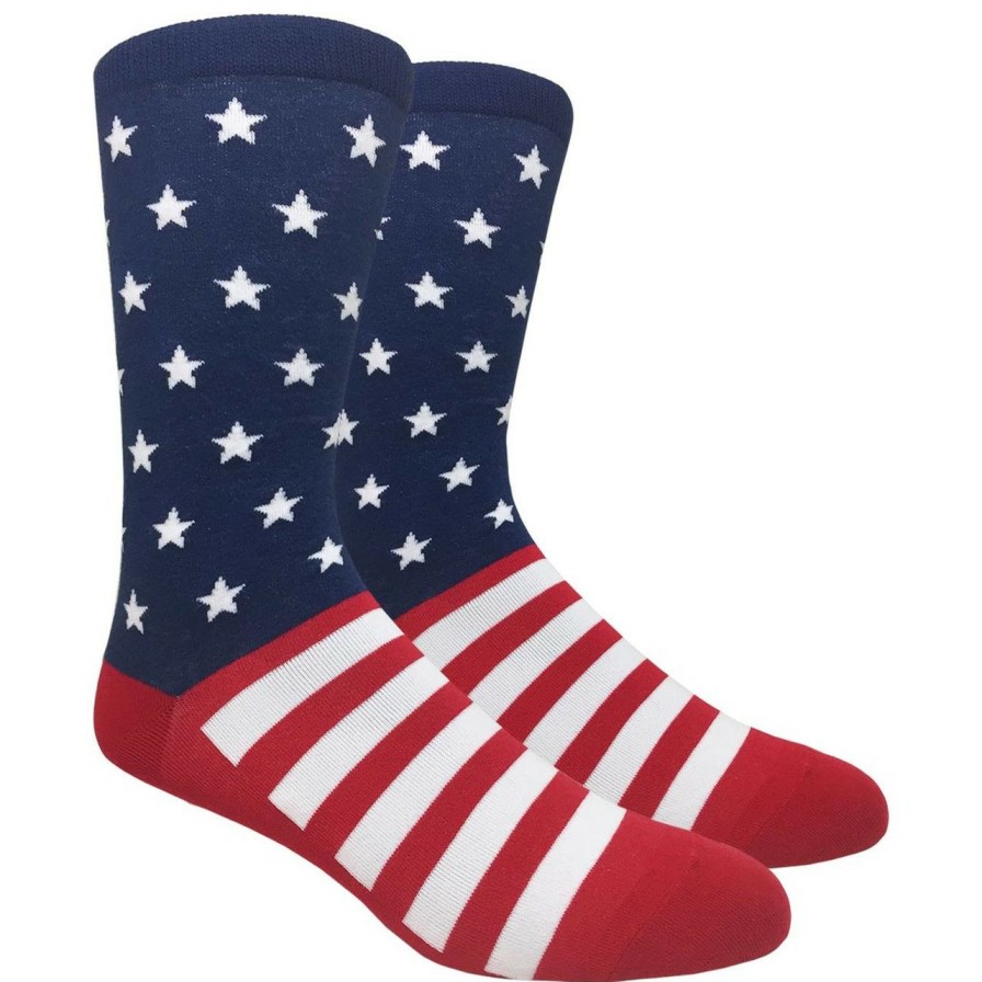 Men * | Hot Sell The Patriot Finefit Socks