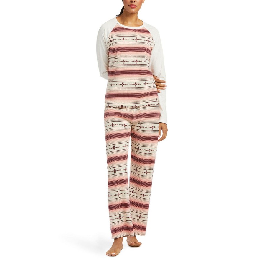 Women * | Best Sale Ariat Serape Pajama Set