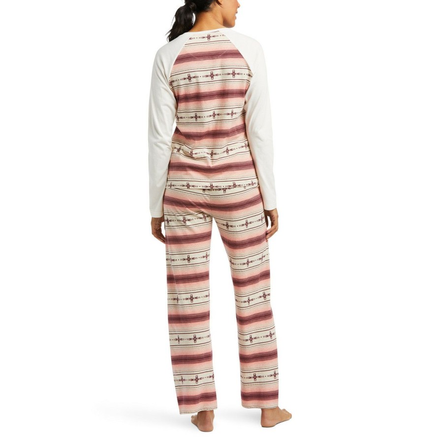 Women * | Best Sale Ariat Serape Pajama Set