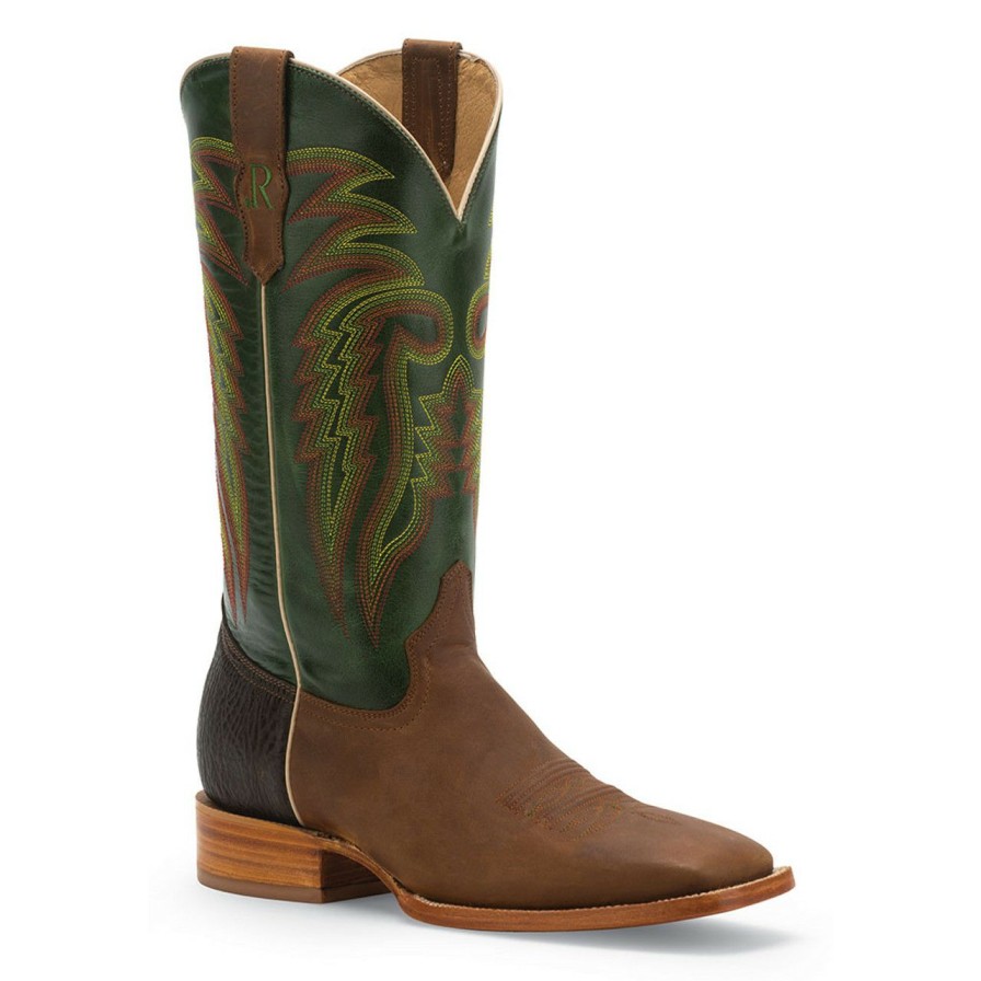 Men * | Promotion R. Watson Miel Cowhide Western Boot