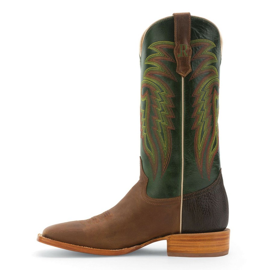 Men * | Promotion R. Watson Miel Cowhide Western Boot