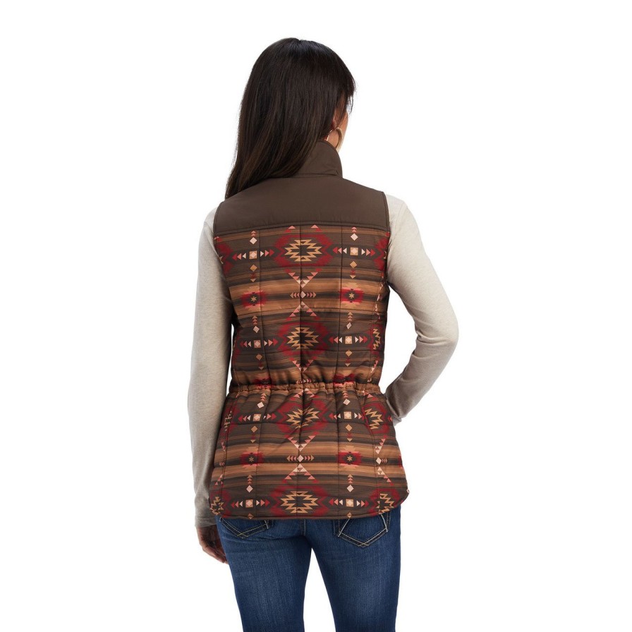 Women * | Online Discount Ariat Women'S Crius Aztec Vest