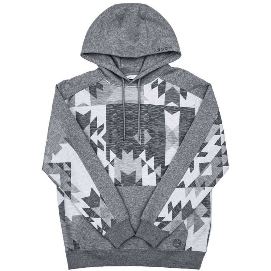 Hooey * | Outlet Sale Hooey Canyon Gray Hoodie