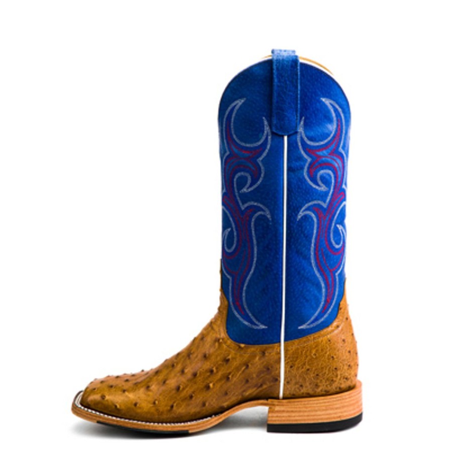 Men * | Promotions Top Hand Antique Saddle Genuine Full Quill Boot