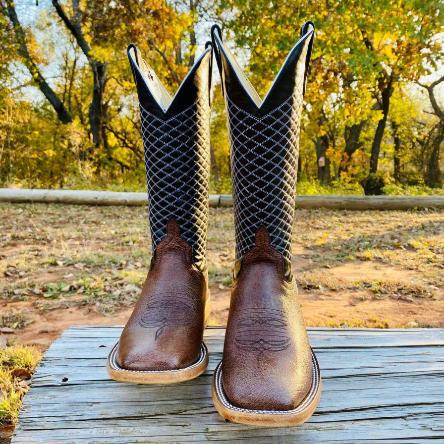 Men * | Promotions Horse Power Top Hand Smooth Quill Boot