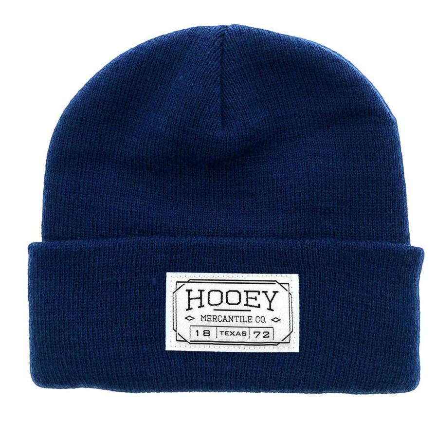 Accessories * | Best Sellers Hooey Beanie Navy