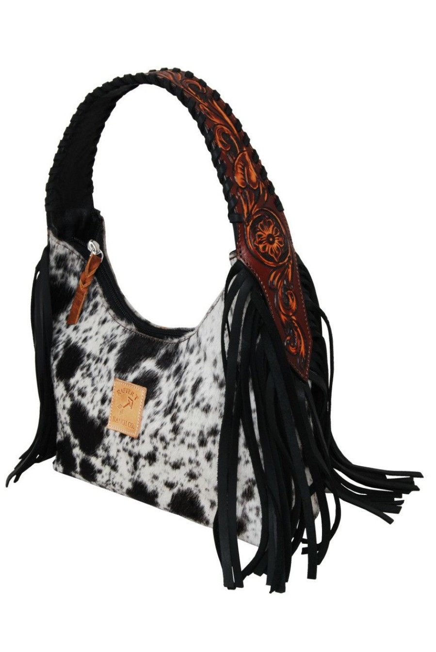 Accessories * | Online Discount Cowhide Medium Hobo Bag