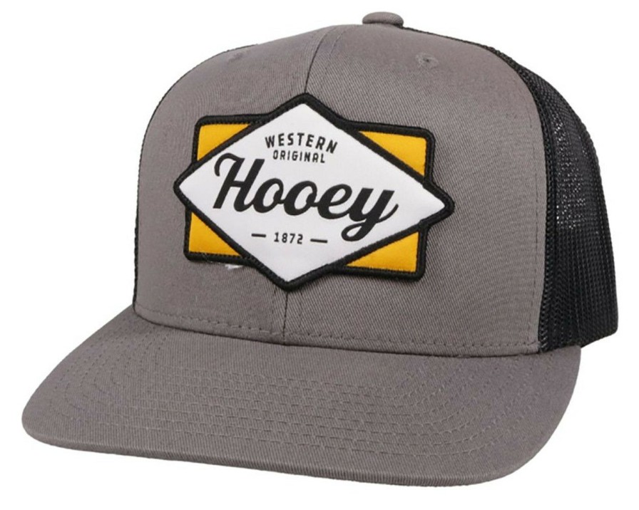 Hooey * | Official Hooey Diamond Gray Snapback