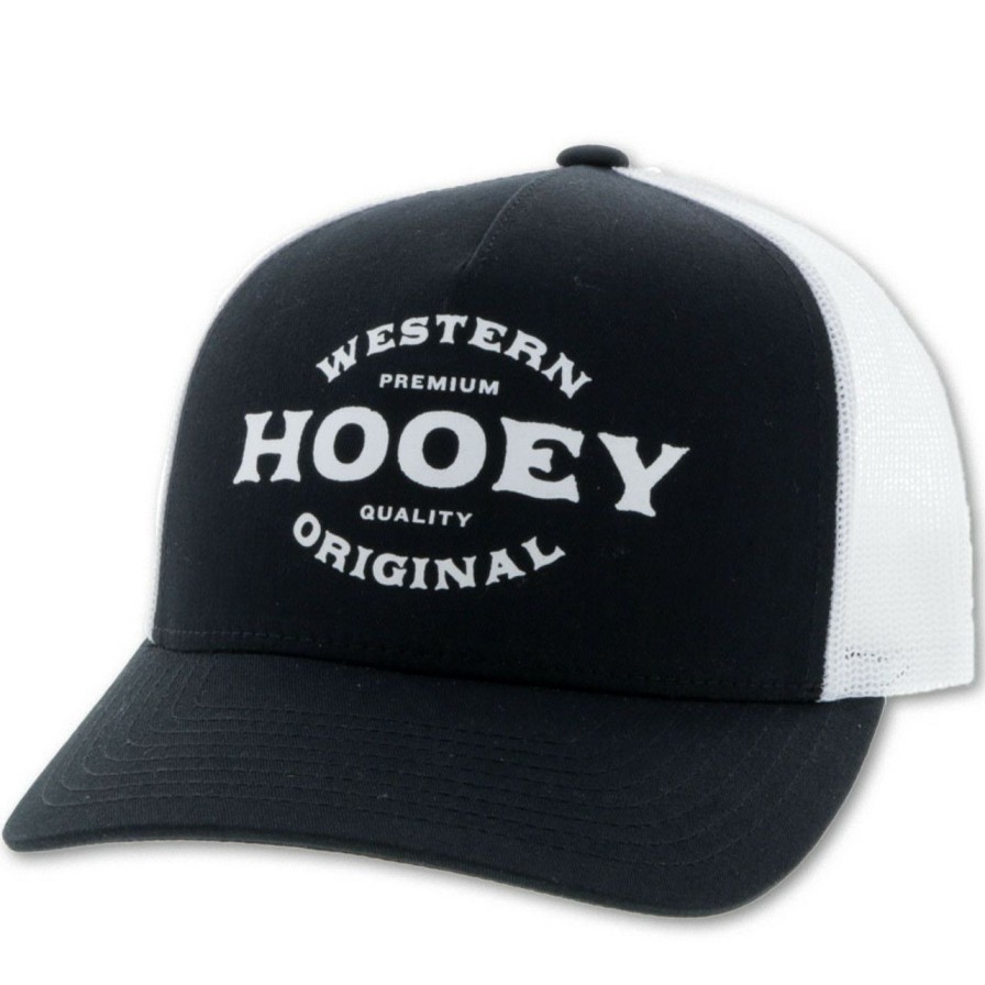 Hooey * | New Hooey Western Original Black Snapback Cap