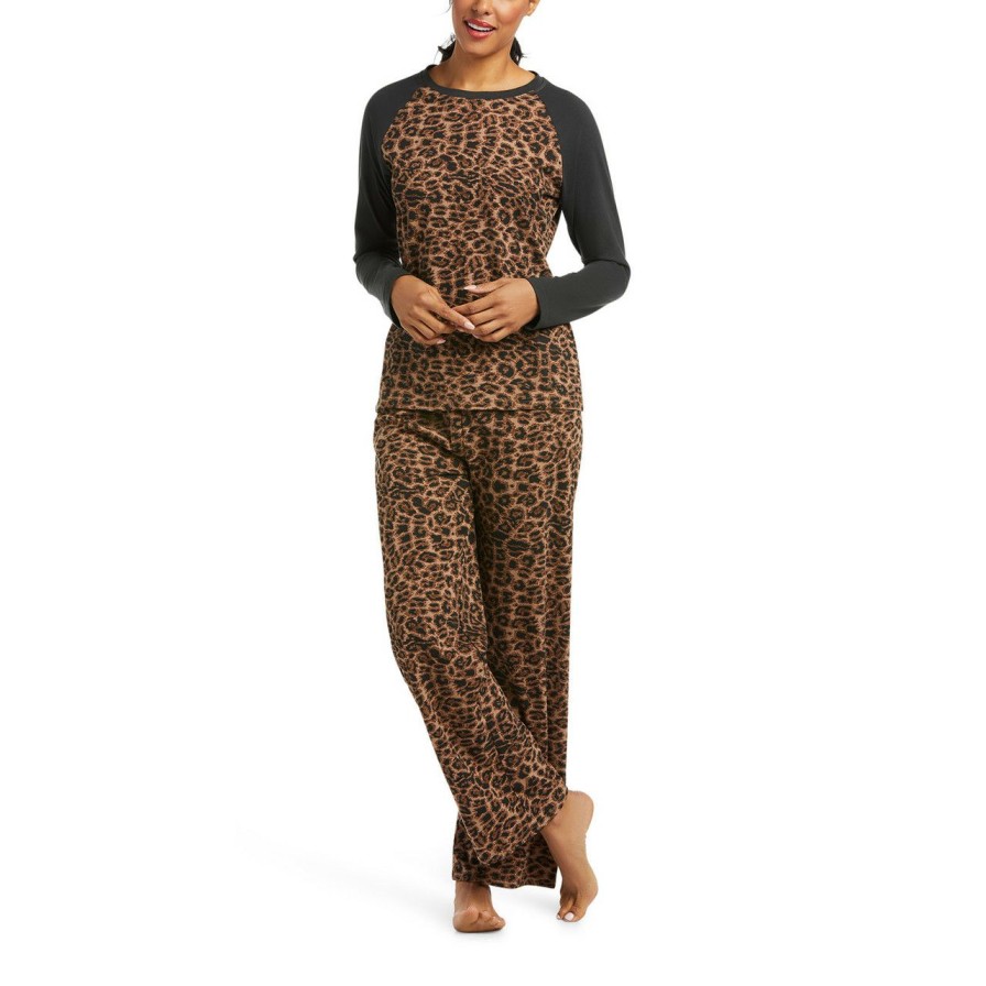 Women * | Outlet Sale Ariat Cheetah Pajama Set