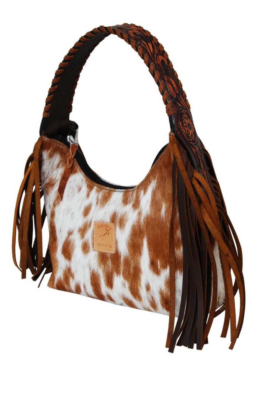 Accessories * | New Cowhide Large Hobo Bag