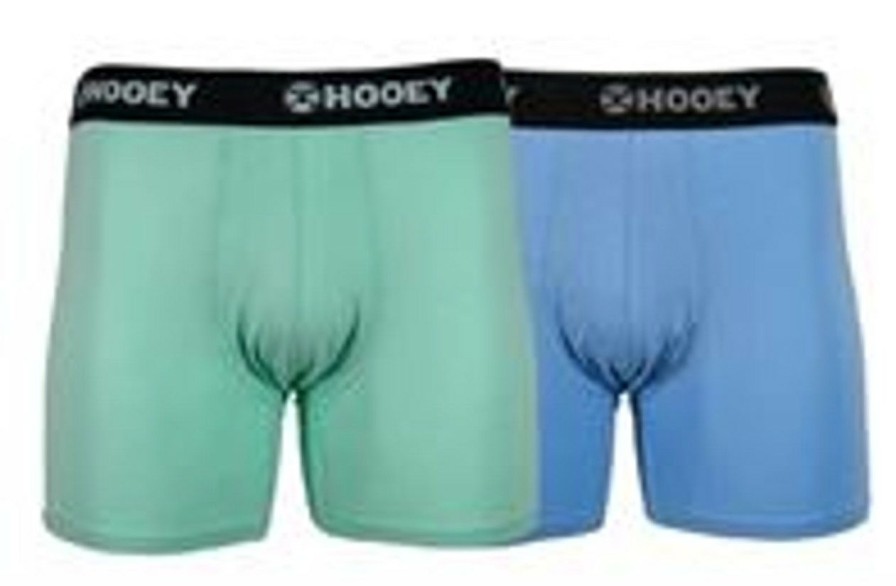 Accessories * | New Hooey Briefs 2Pk Sea Foam And Sky Blue