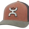 Accessories * | Limited Edition Hooey Coach Rust Flexfit Cap